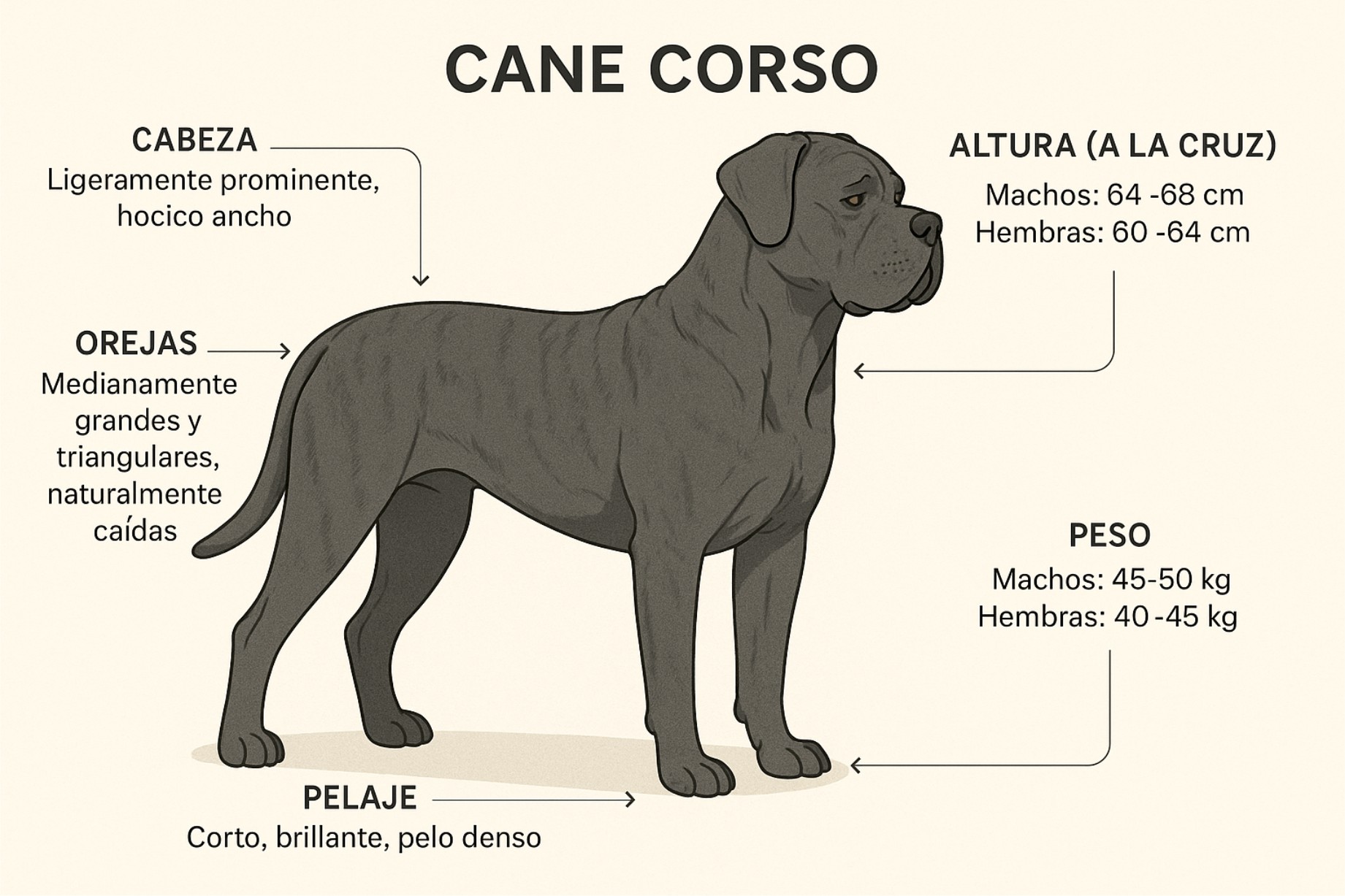 estandar cane corso criadero catalunya asturias malaga sevilla cadiz